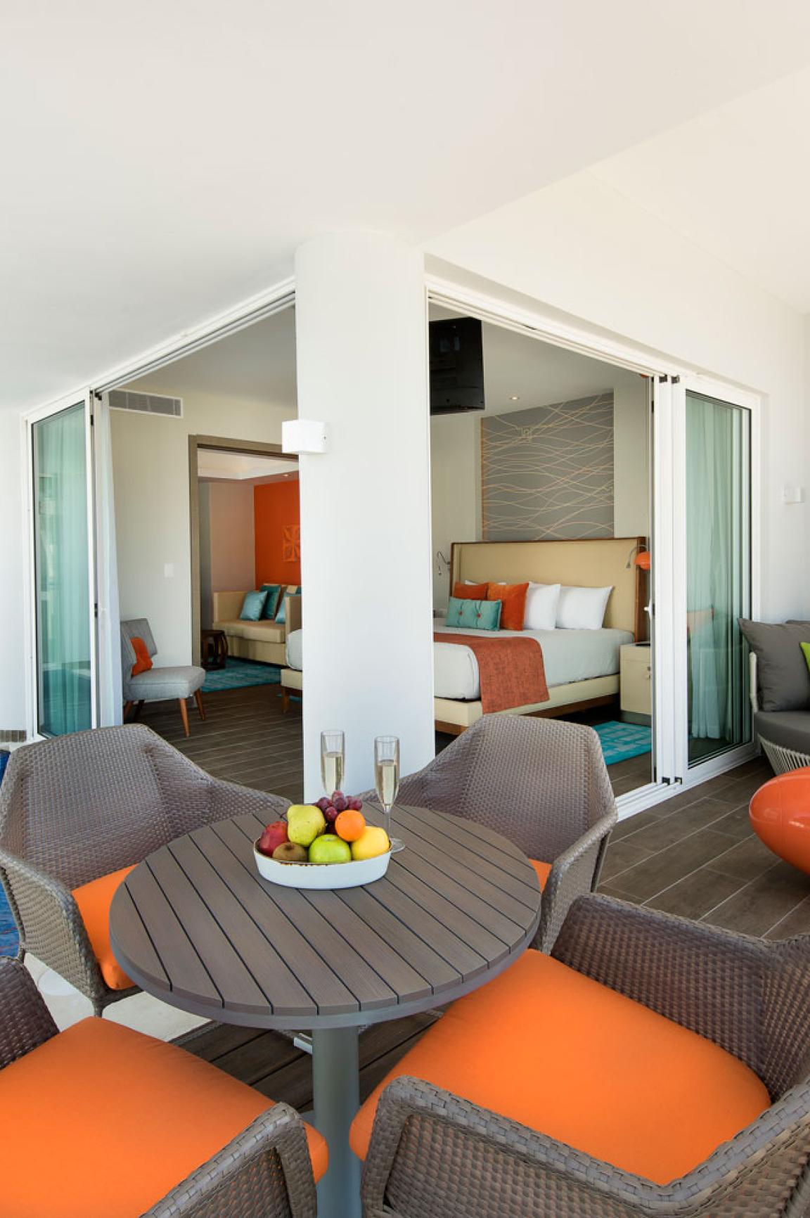 Terraza suite con plunge pool